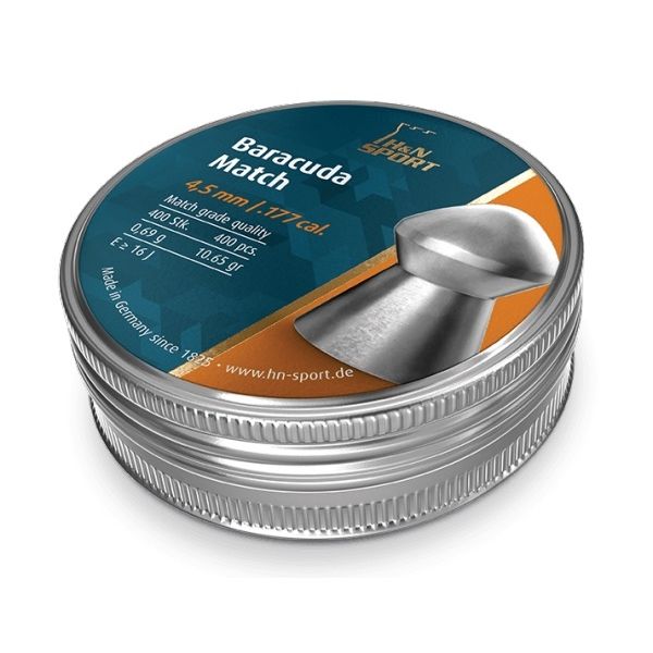 Пули H&N Baracuda Match 4,5 мм, 0,69 грамм, 400 штук